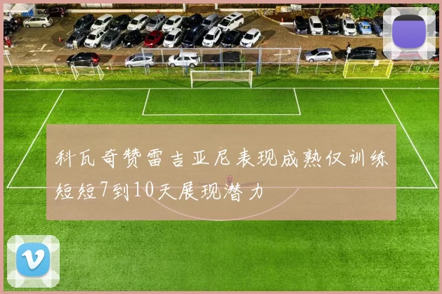科瓦奇赞雷吉亚尼表现成熟仅训练短短7到10天展现潜力